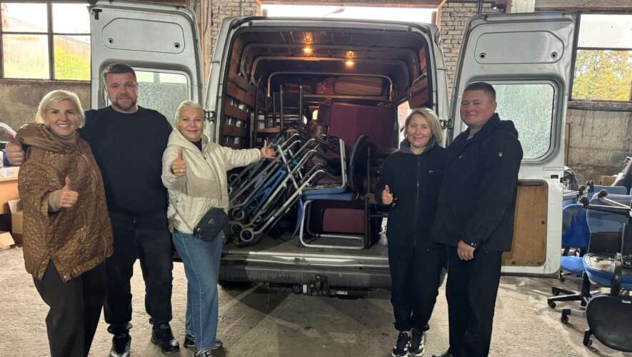 Чергова допомога для евакуйованих літніх людей у Новгород-Сіверському соццентрі від Спілки жінок Чернігівщини 